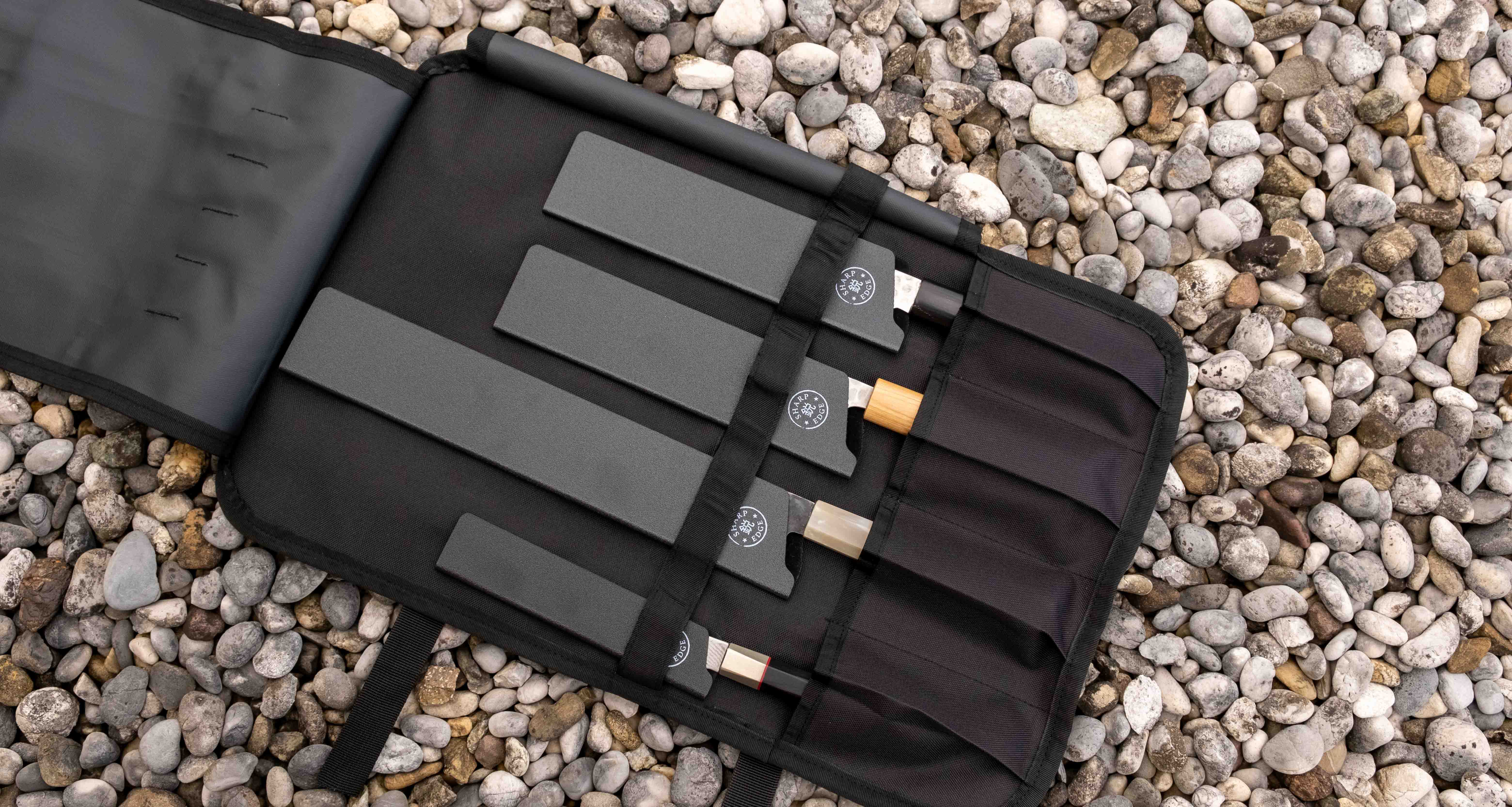 SharpEdge Nikku Knife Roll - Black [4 knives] - Image 8