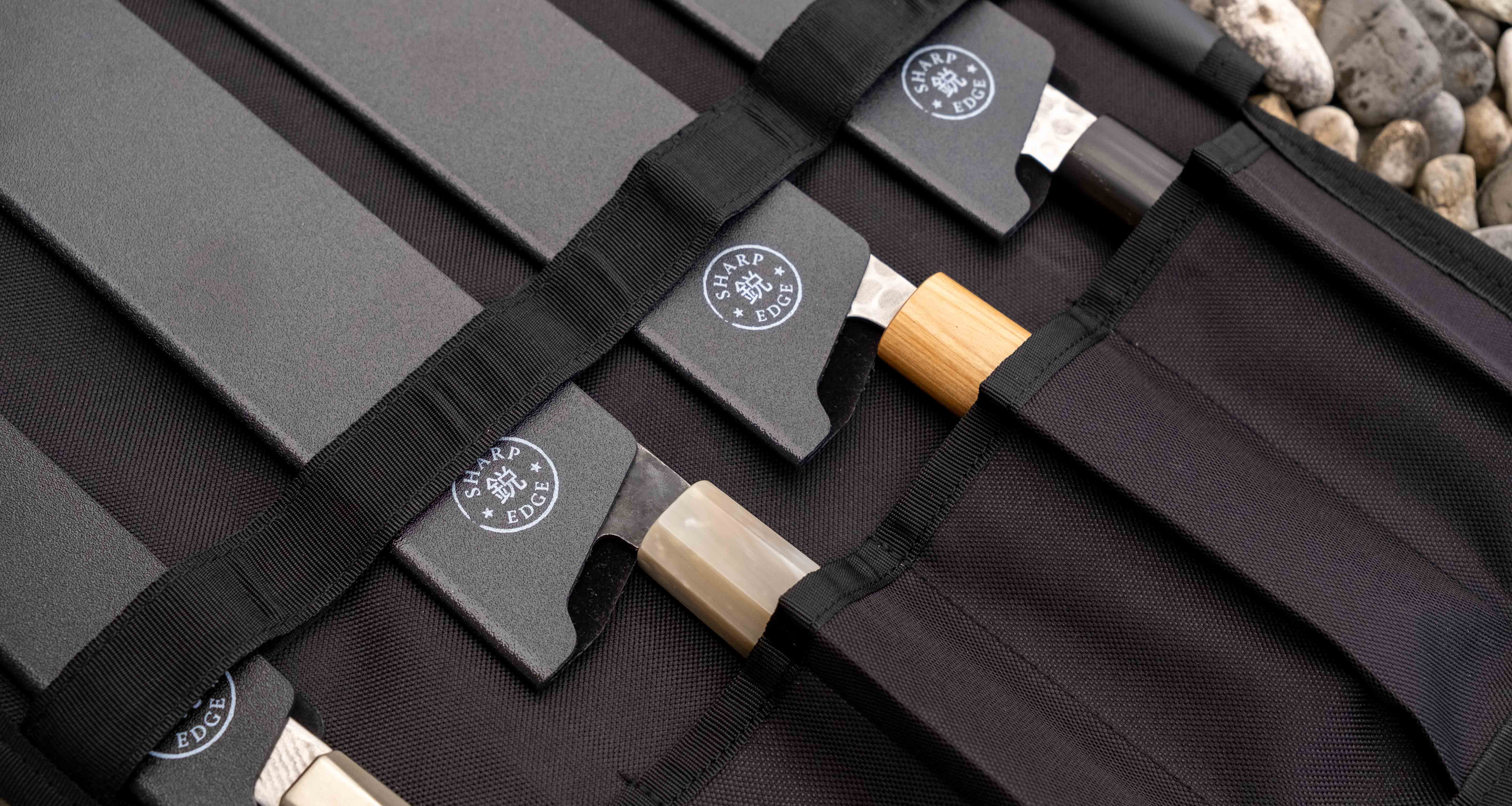 SharpEdge Nikku Knife Roll - Black [4 knives] - Image 9
