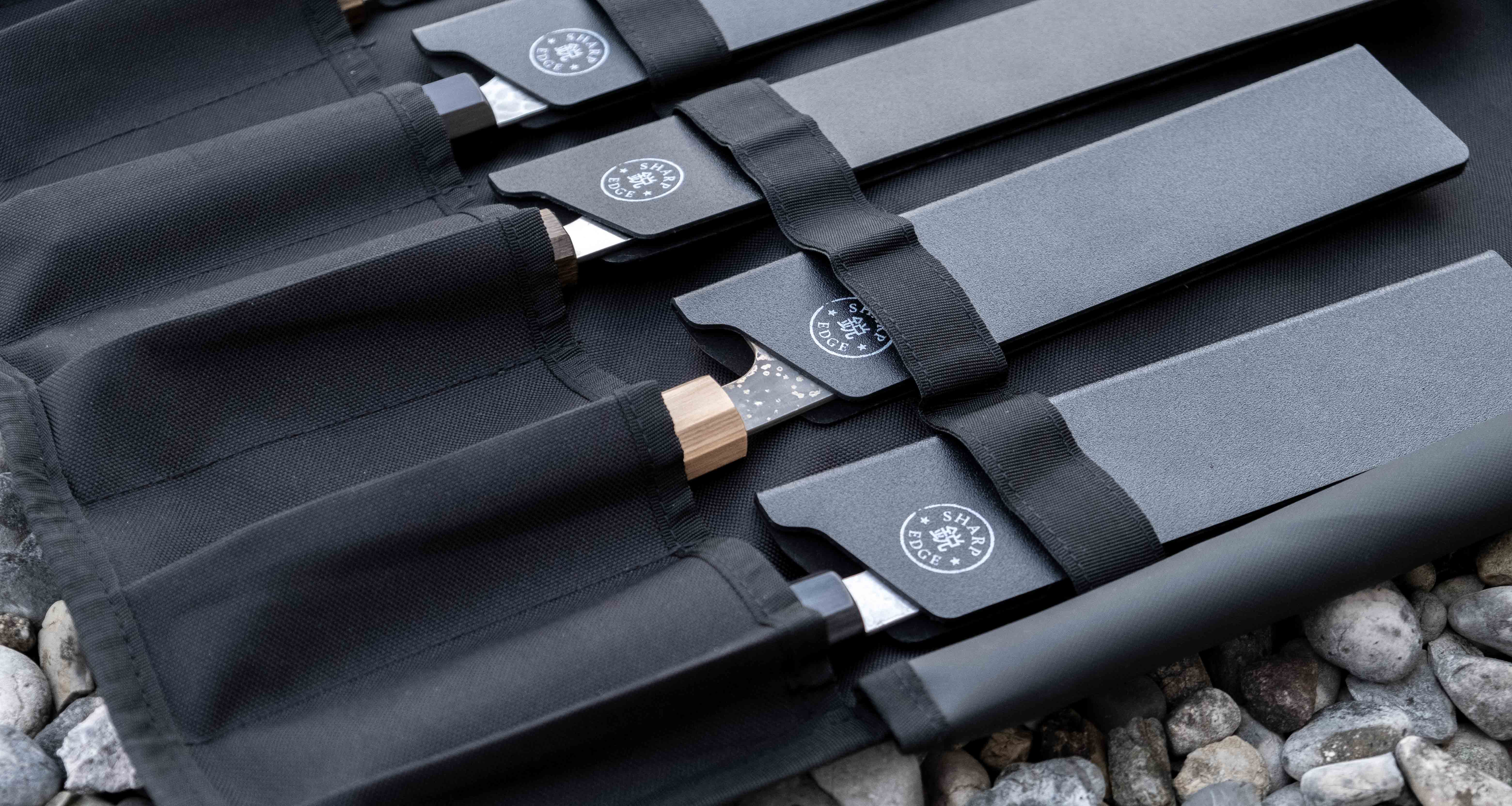 SharpEdge Nikku Knife Roll - Black [6 knives] - Image 7