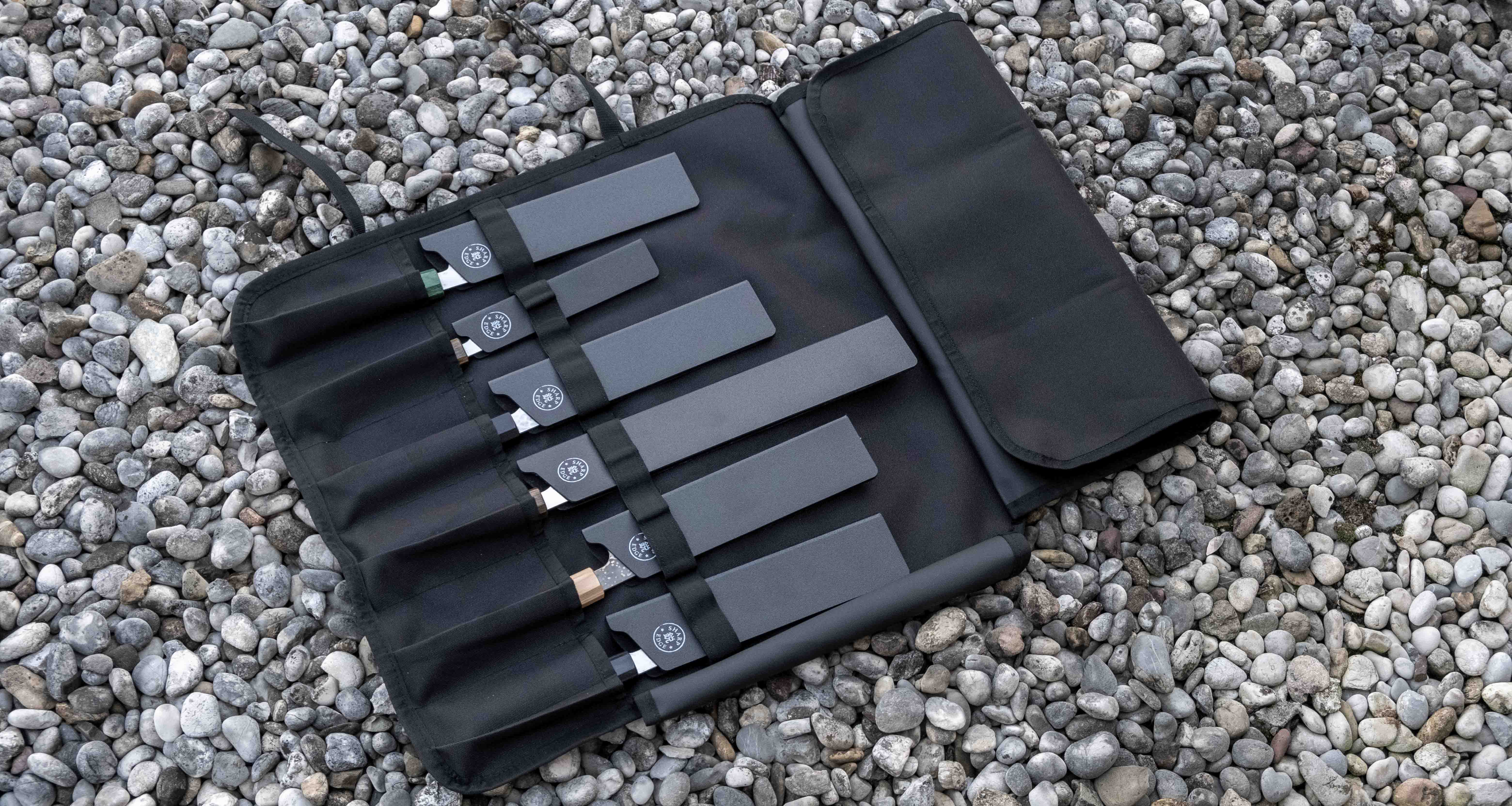 SharpEdge Nikku Knife Roll - Black [6 knives] - Image 8