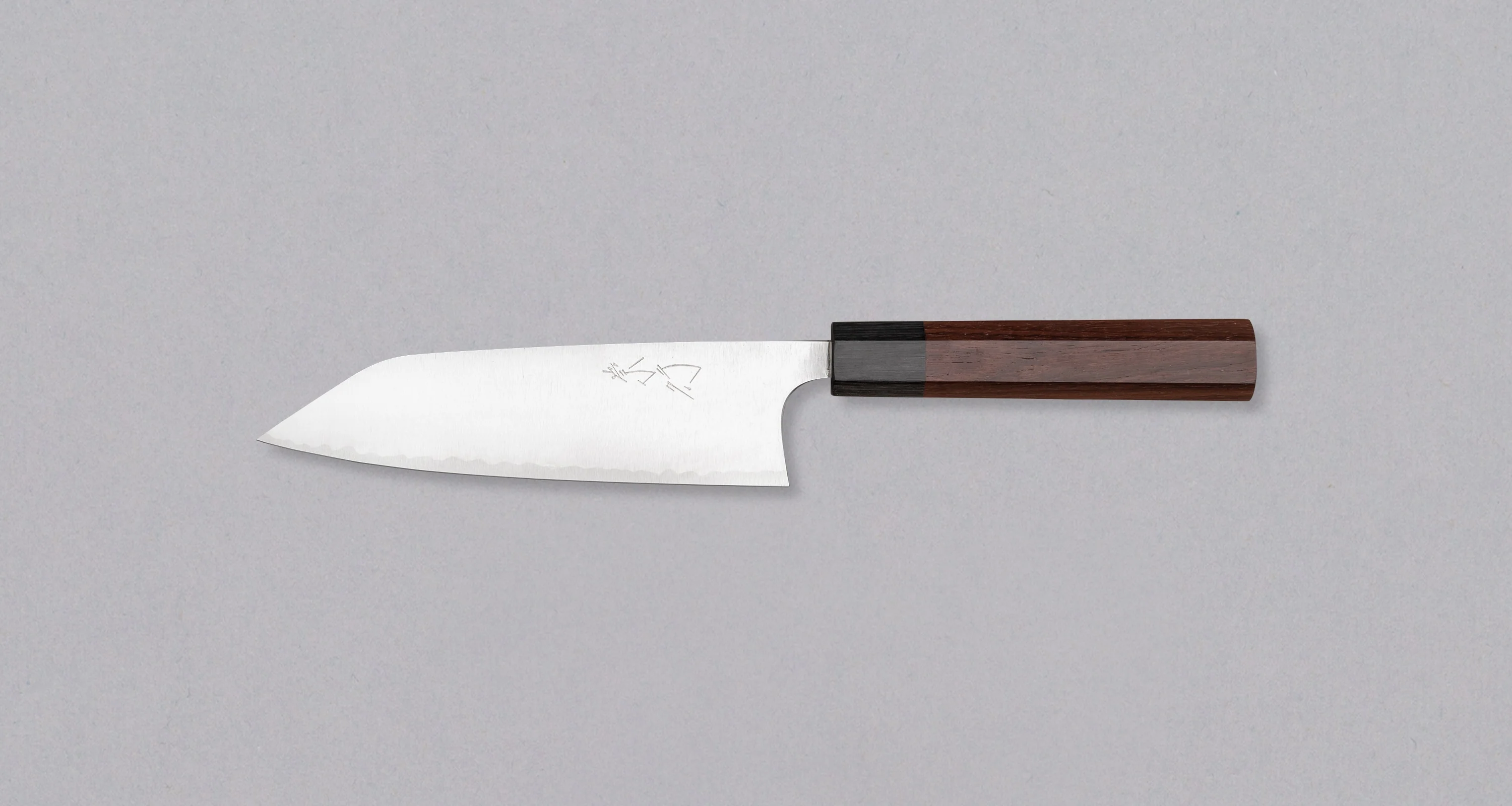 Shibata Koutetsu Santoku Aogami Super Migaki 165mm (6.5") - Image 2