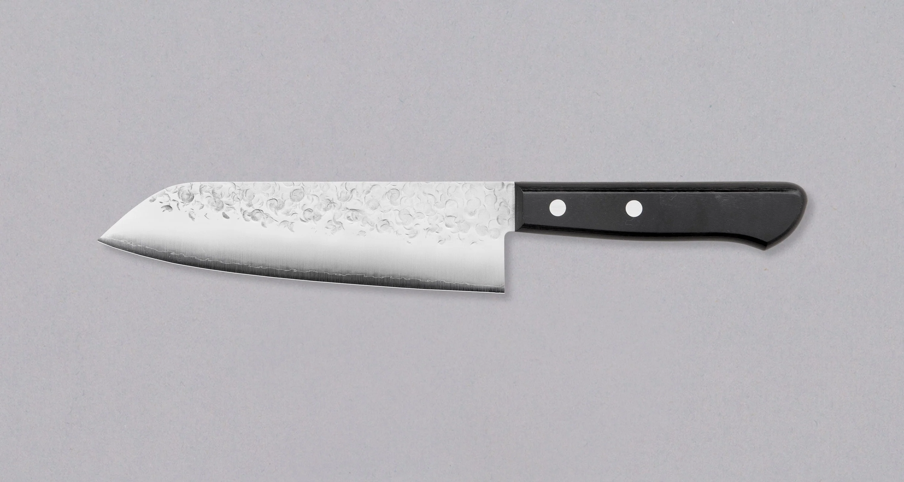 Takamura Santoku Chromax Tsuchime Black 170mm (6.7") - Image 2
