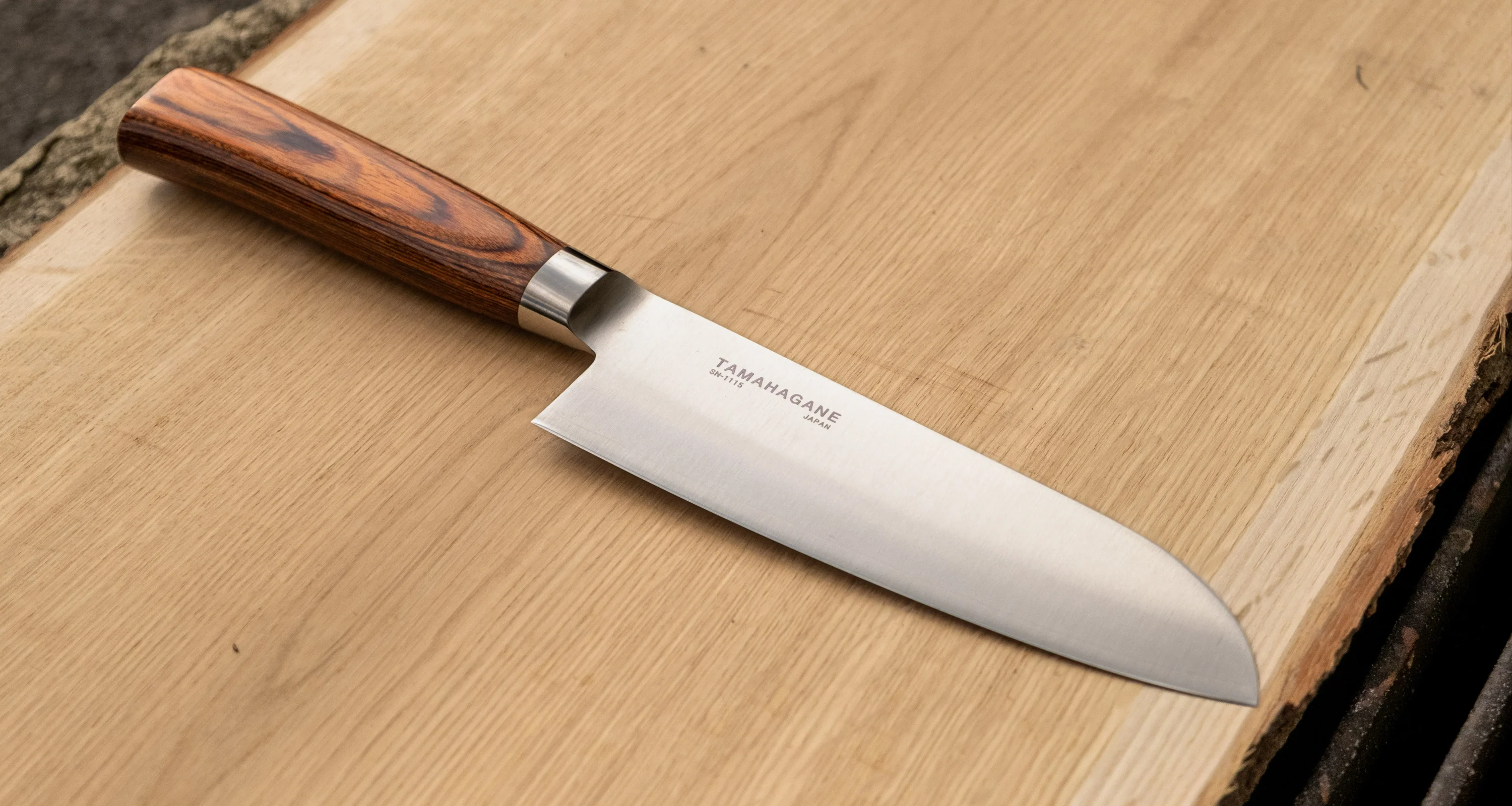 Tamahagane "SAN" Santoku 160mm (6.3") - Image 2