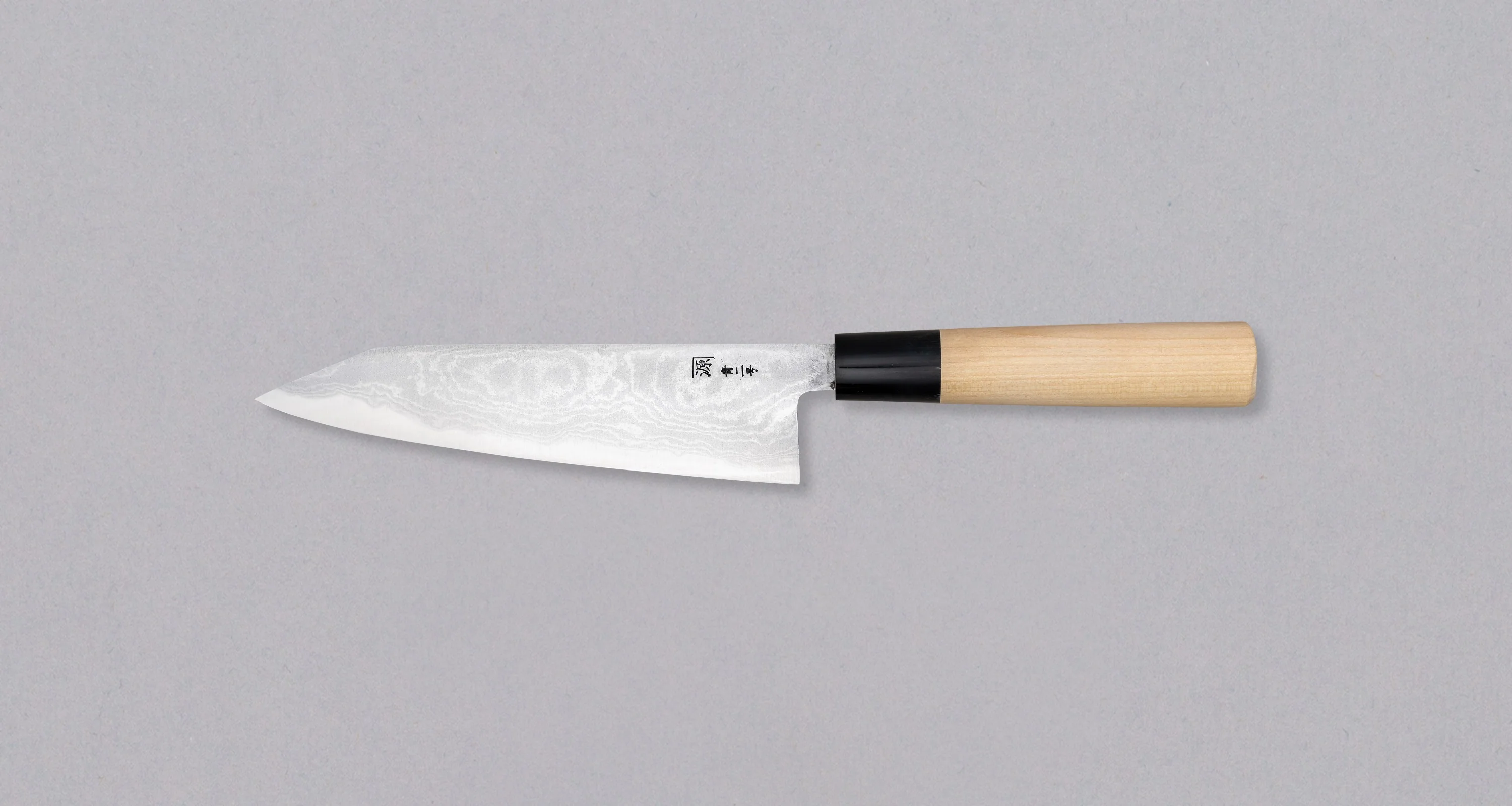 Tanaka Kiri-Gyuto Aogami #2 Damascus [Buffalo] 180mm (7.1") - Image 2