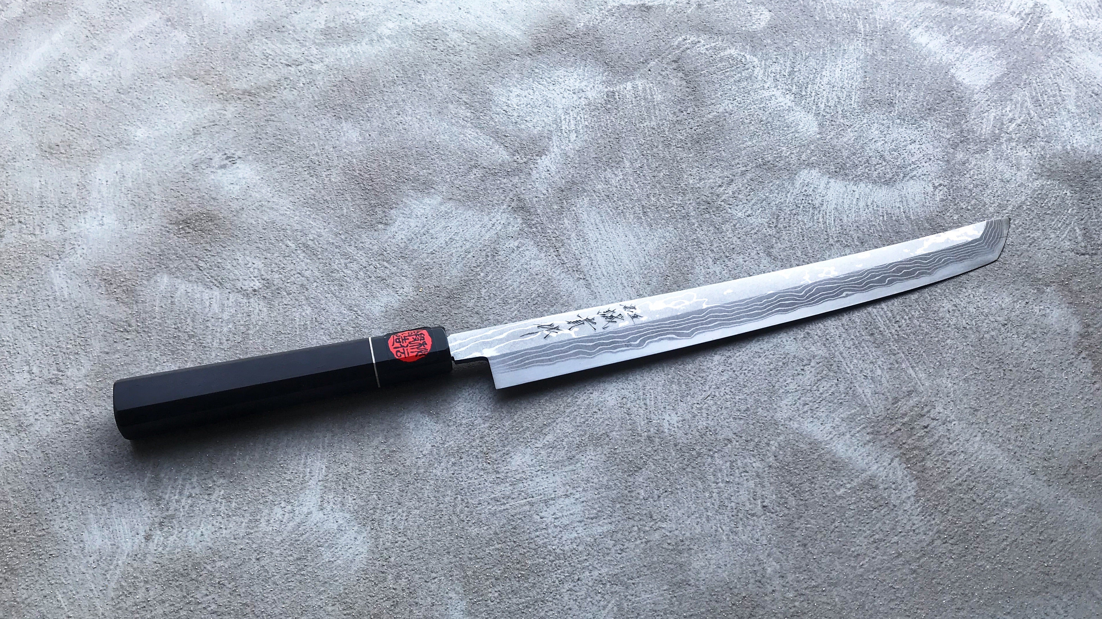 Tanaka Sakimaru-Takohiki VG-10 Damascus 300mm (11.8") - Image 3