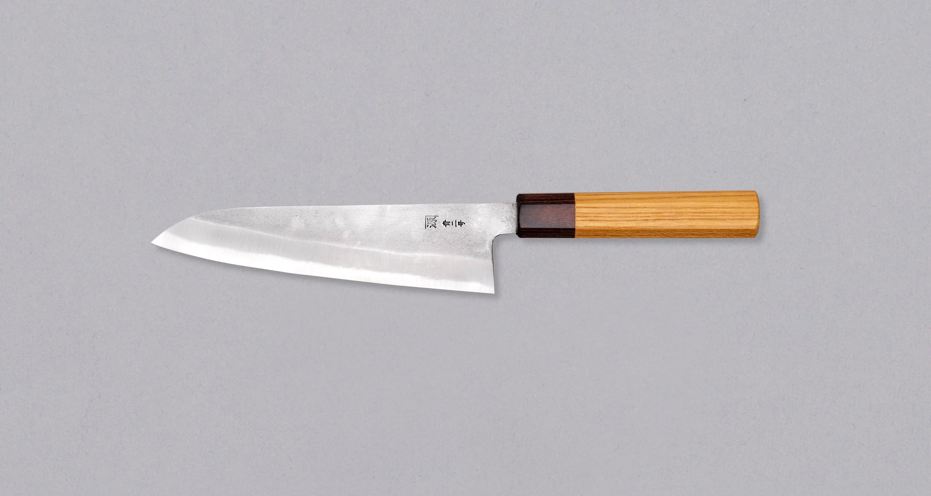 Tanaka Santoku Aogami #2 Keyaki 165mm (6.5") - Image 2