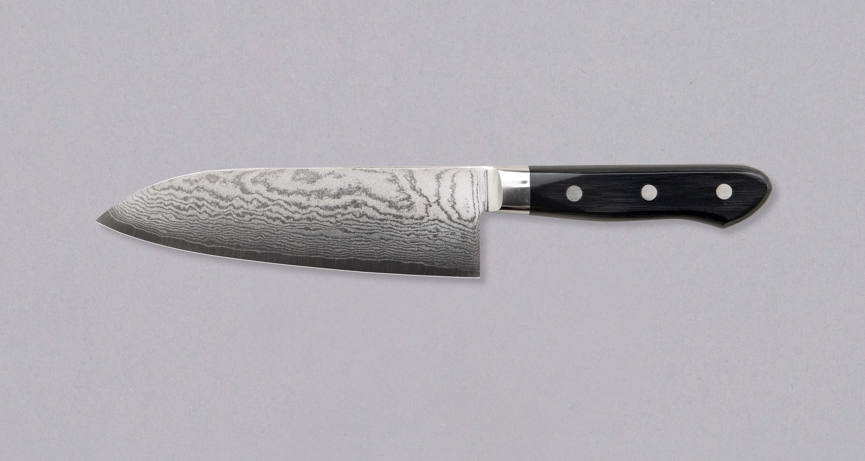Tanaka Santoku Kyokko VG-10 Damascus 165mm (6.5") - Image 2