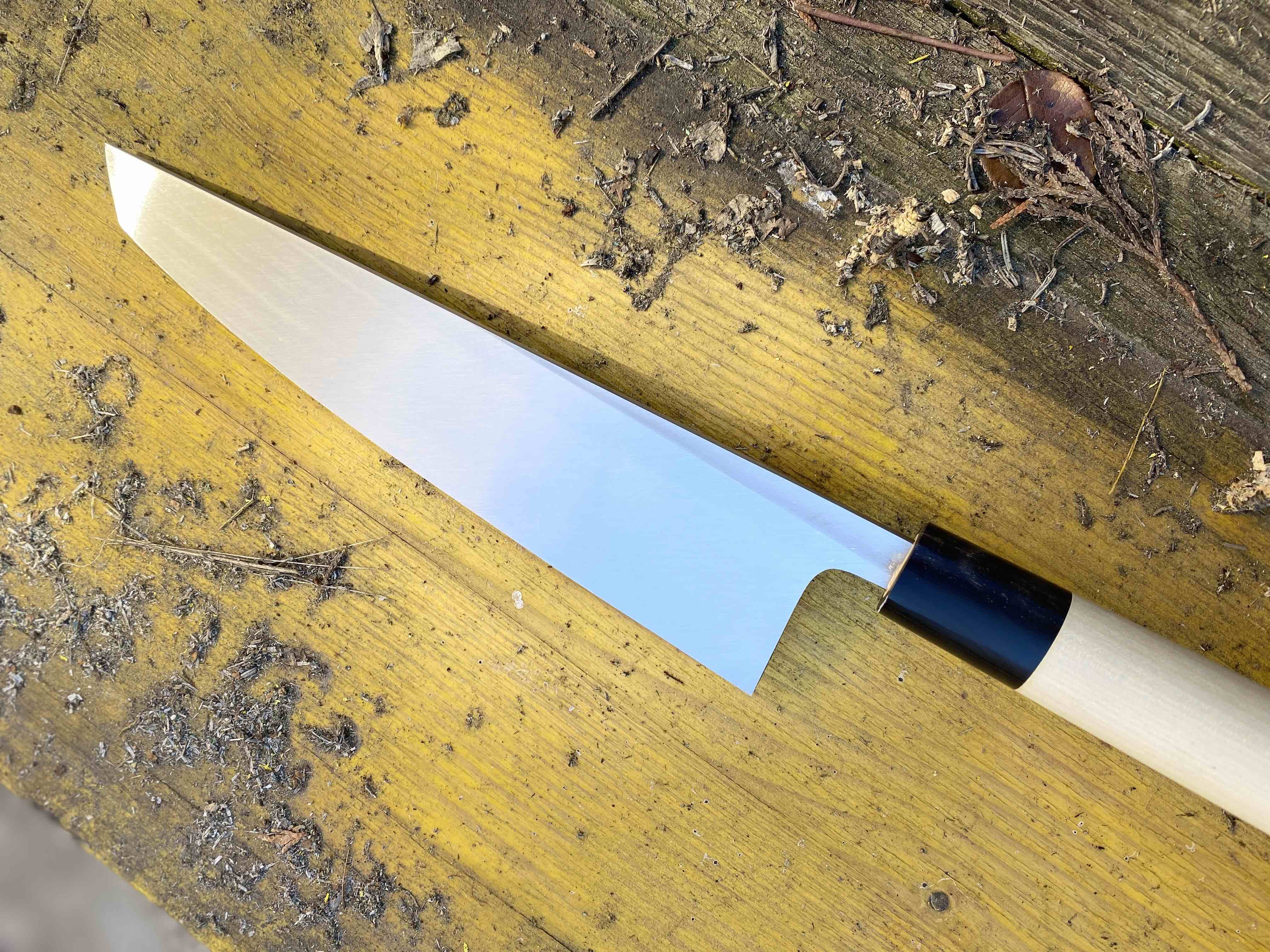 Tohji Sakimaru-Gyuto Shirogami #1 220mm (8.7") - Image 6