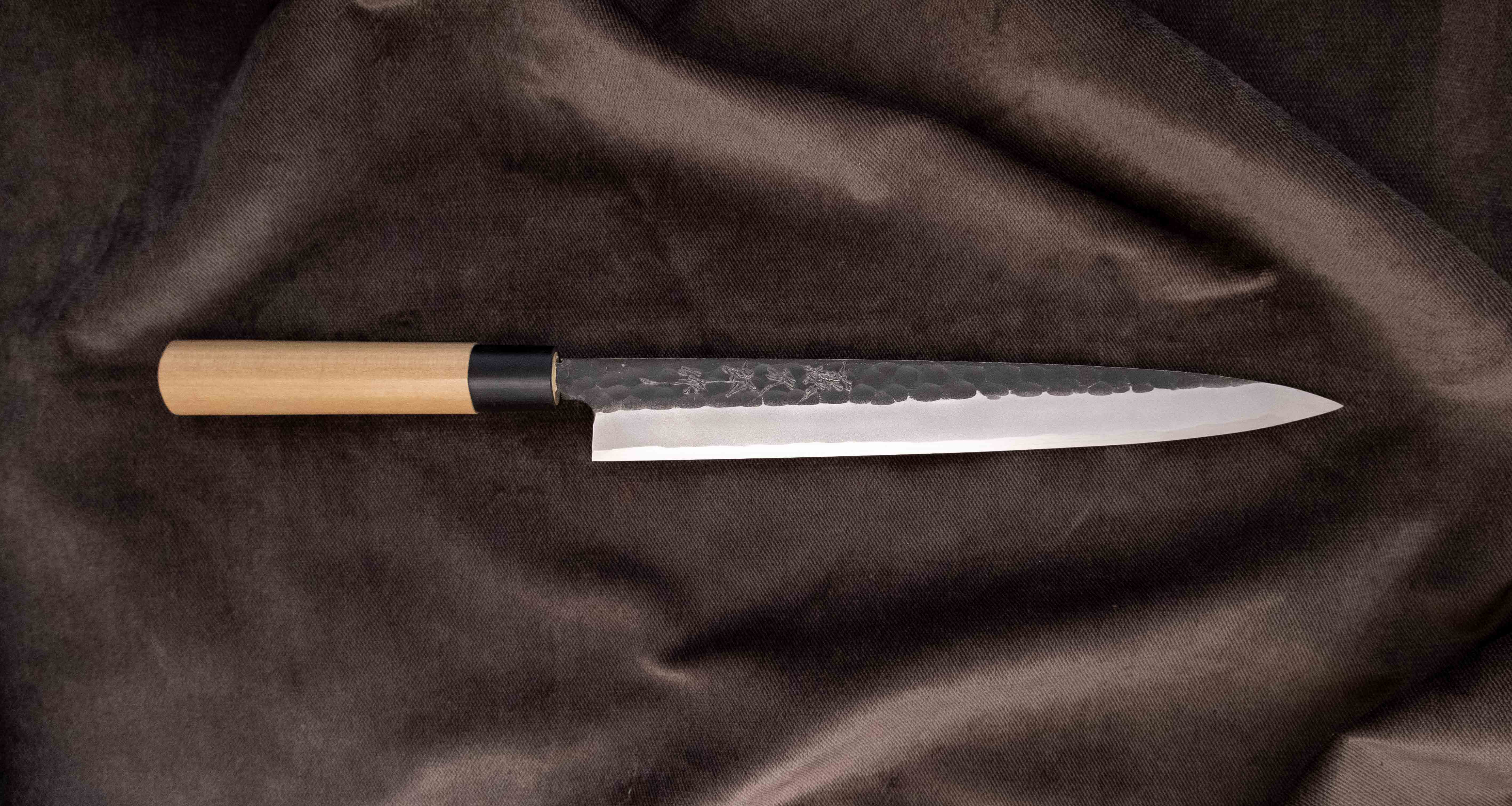 Tojiro Yanagiba Shirogami Tsuchime Kuro-uchi 270mm (10.6") - Image 4