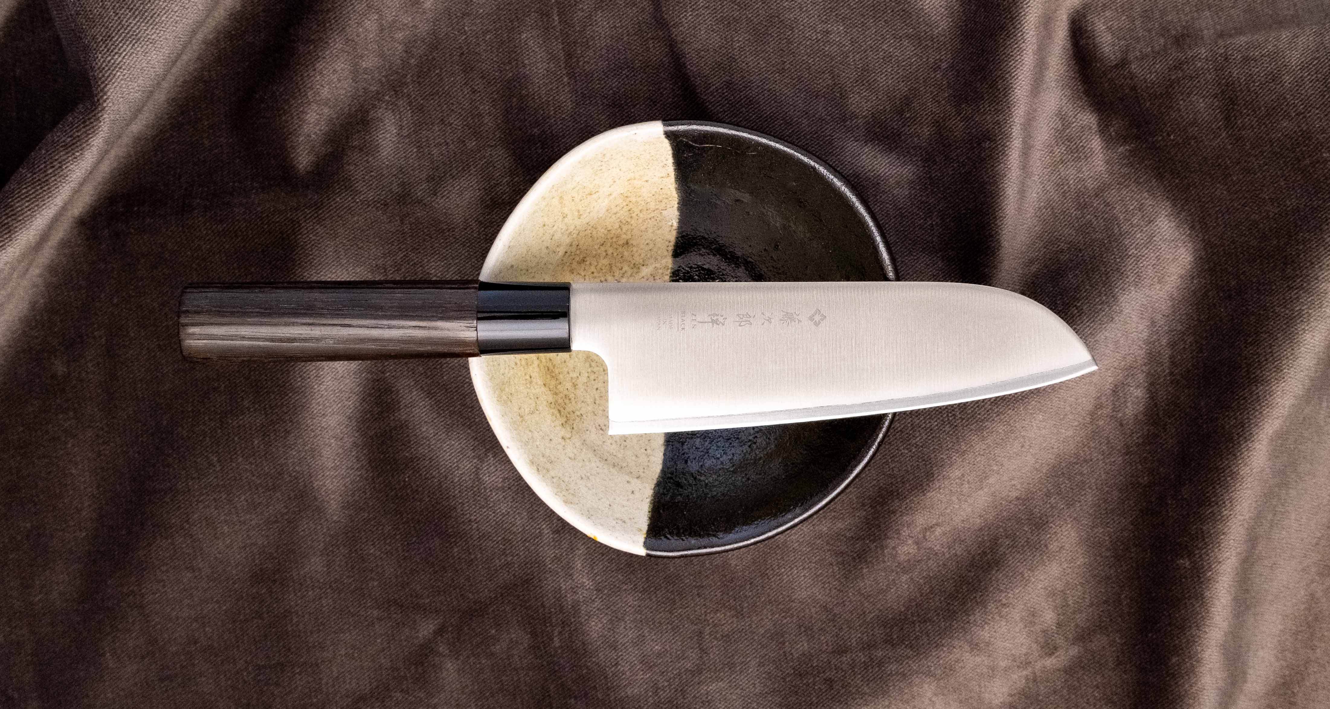 TOJIRO Zen Black Santoku 165mm (6.5") - Image 6