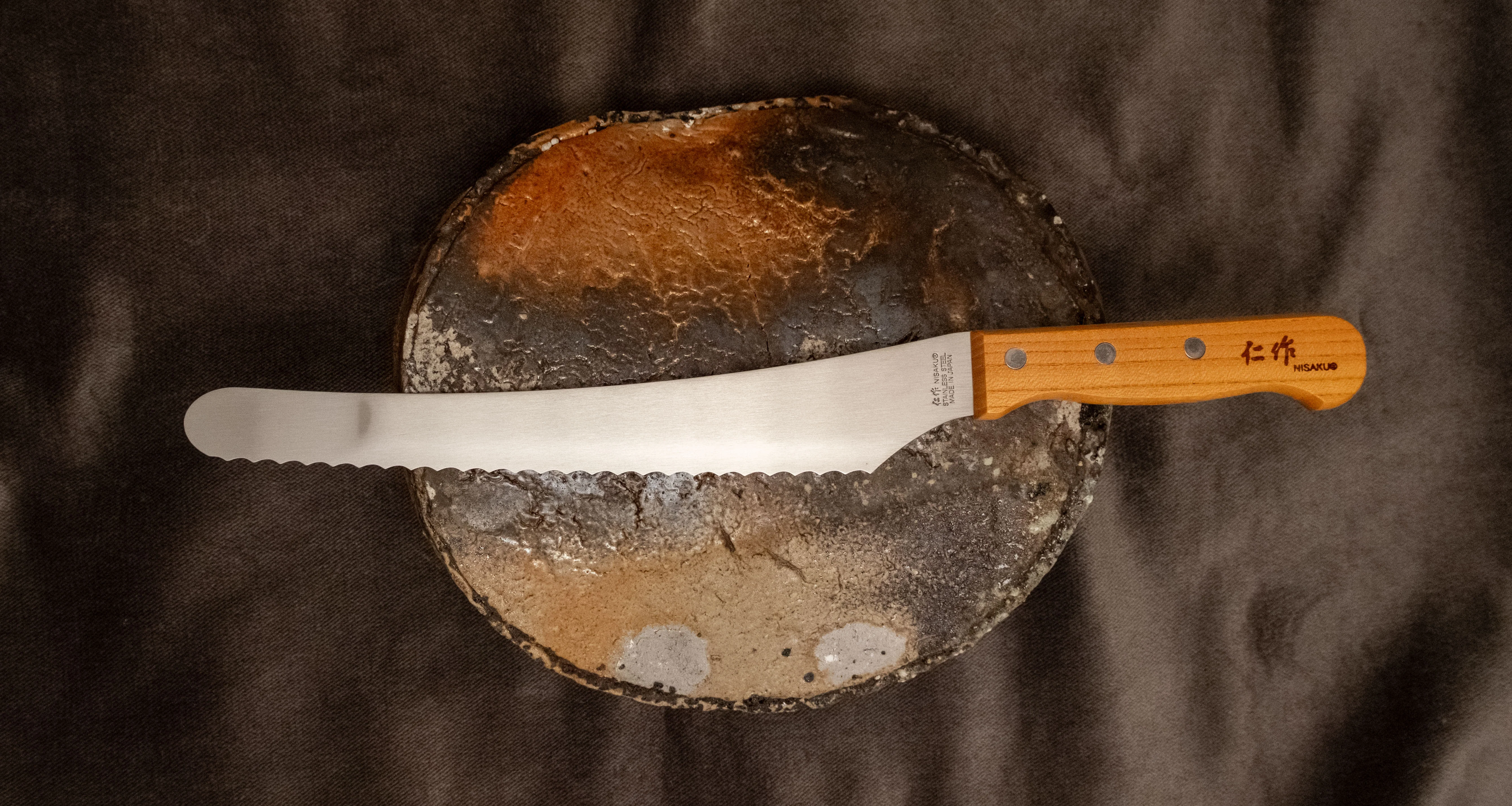 Tomita Hamono Nisaku Pankiri 210mm (8.3") - Image 4
