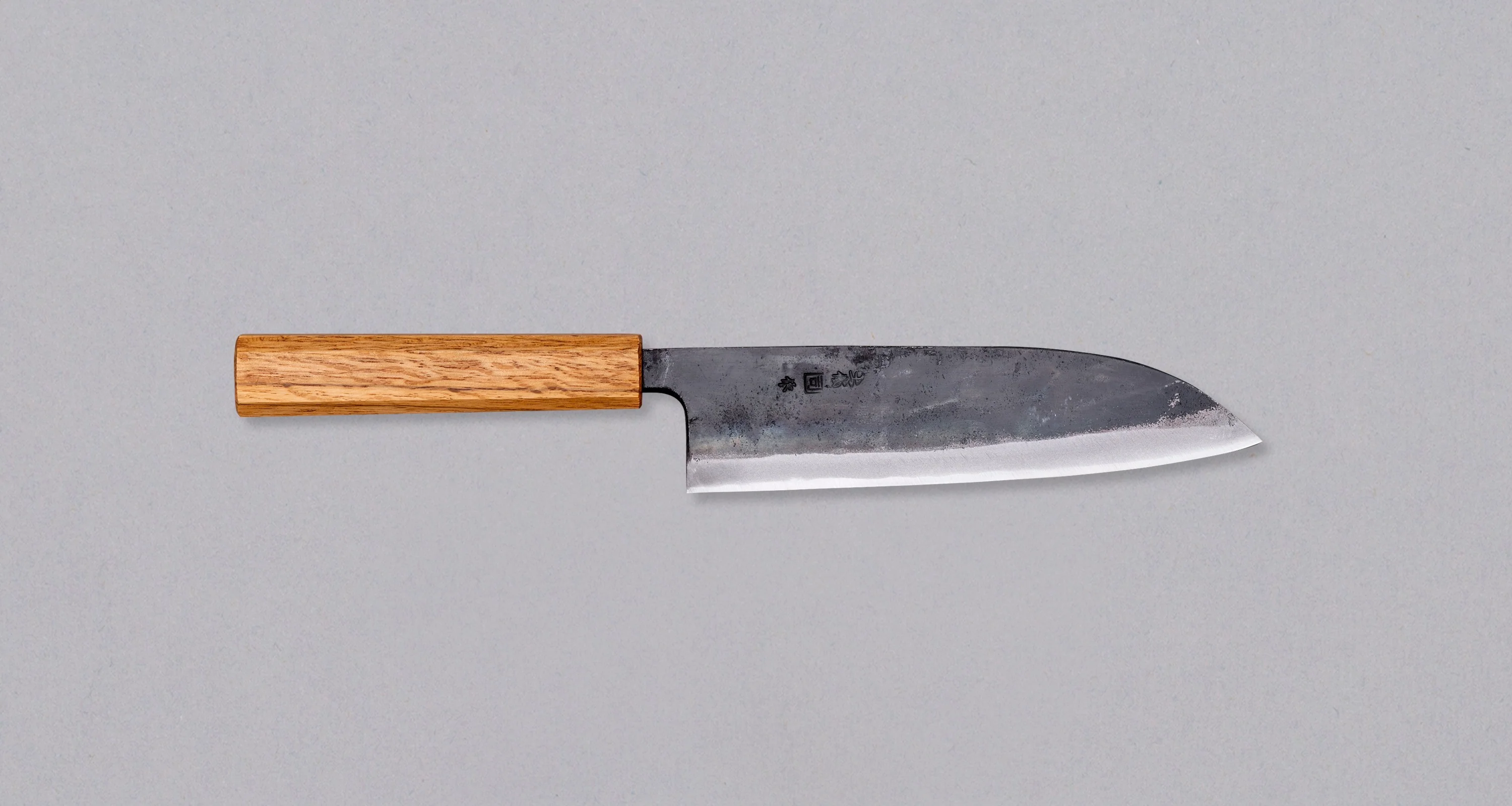 Tsukasa Santoku Shirogami #2 Oak 180mm (7.1")