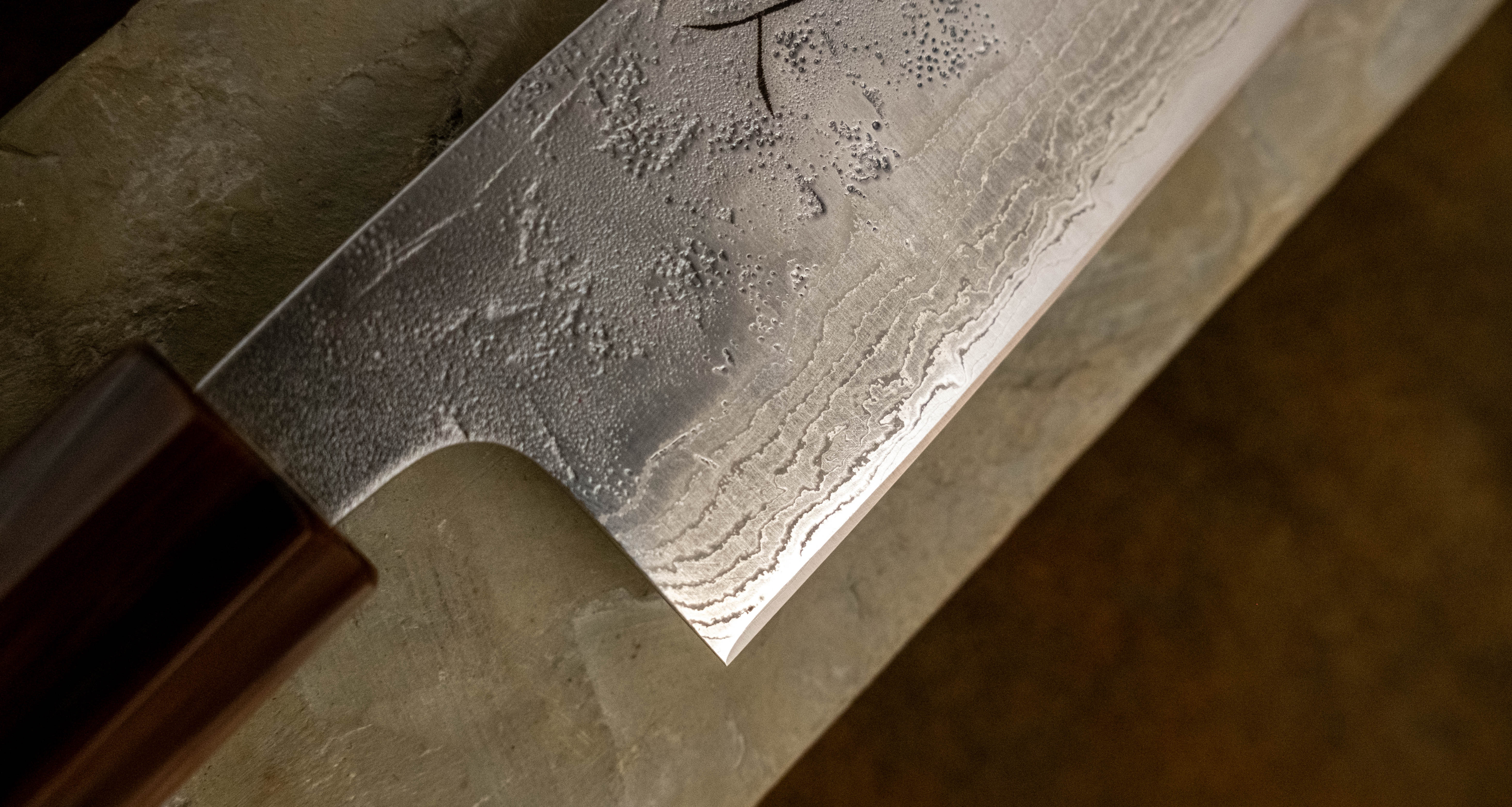Tsunehisa Bunka Swedish Steel Damascus Washiji 170mm (6.7") - Image 7
