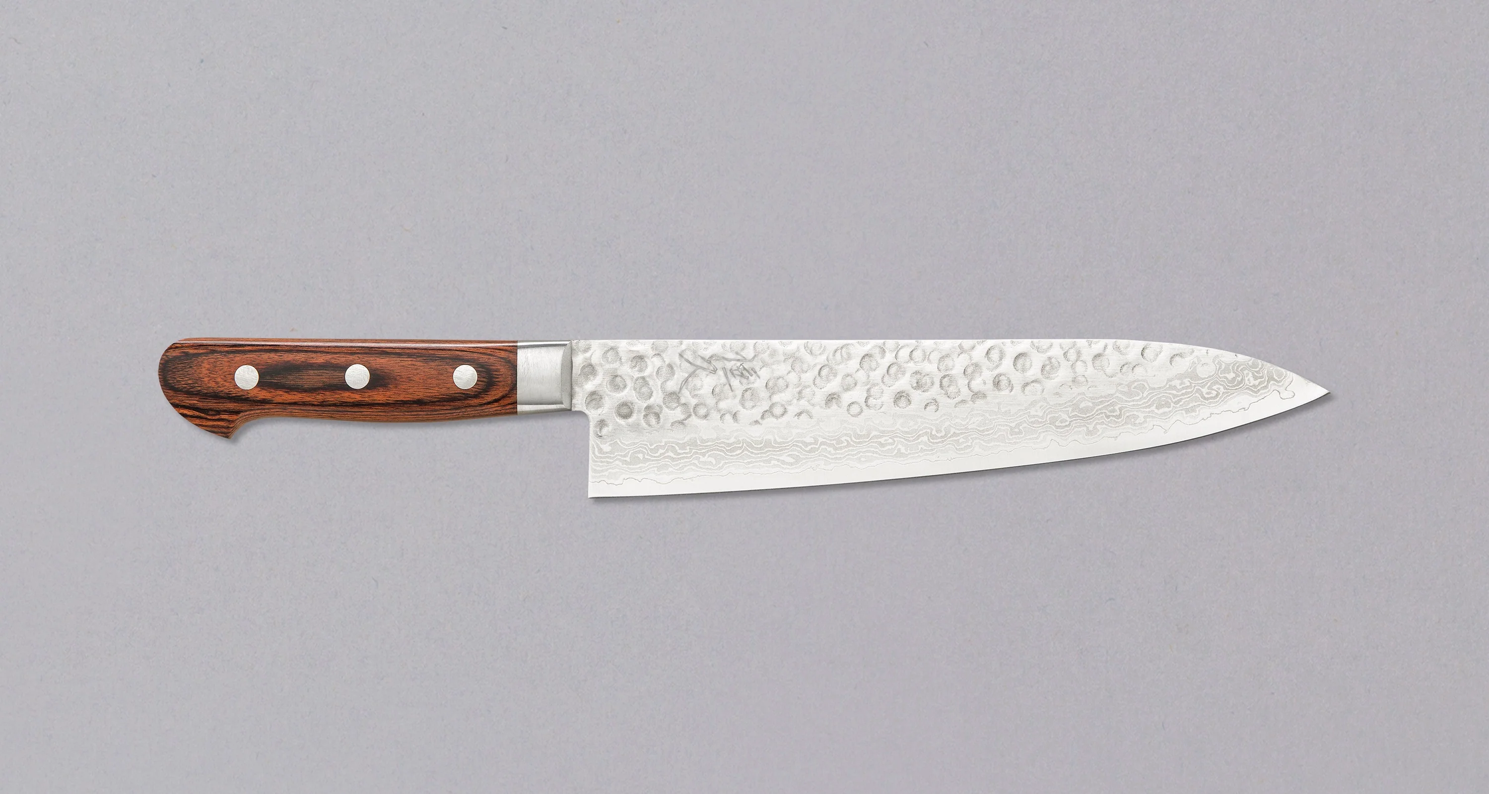 Tsunehisa Gyuto VG-10 Damascus Brown 210mm (8.3")