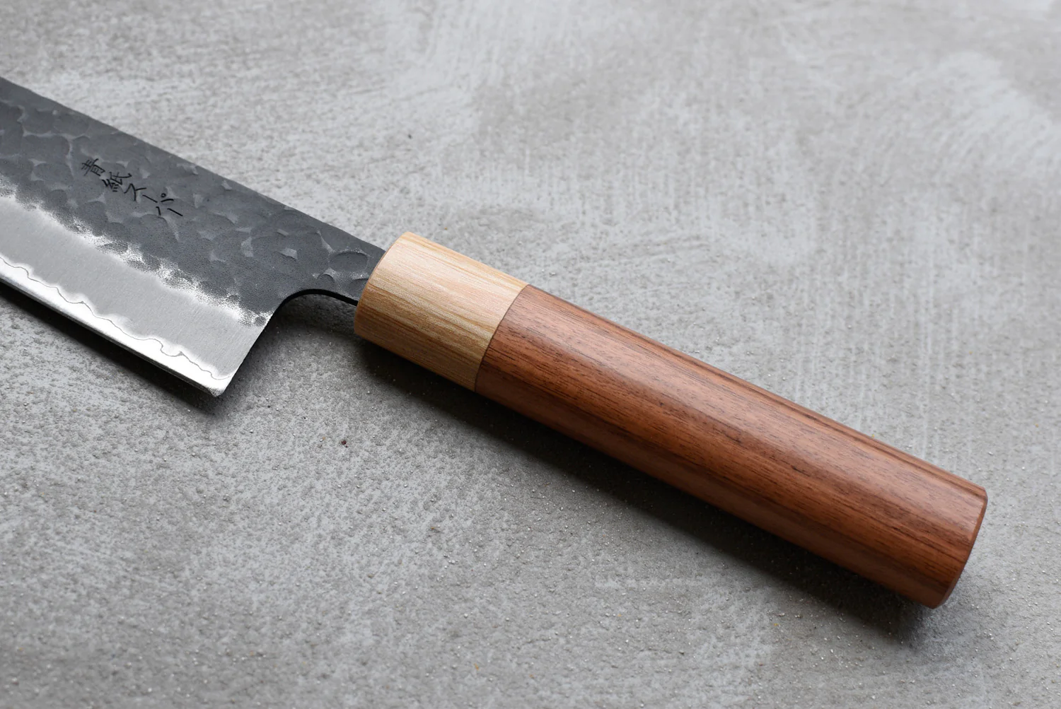 Tsunehisa Kiritsuke Aogami Super Kuro-uchi 210mm (8.3") [Walnut] - Image 5