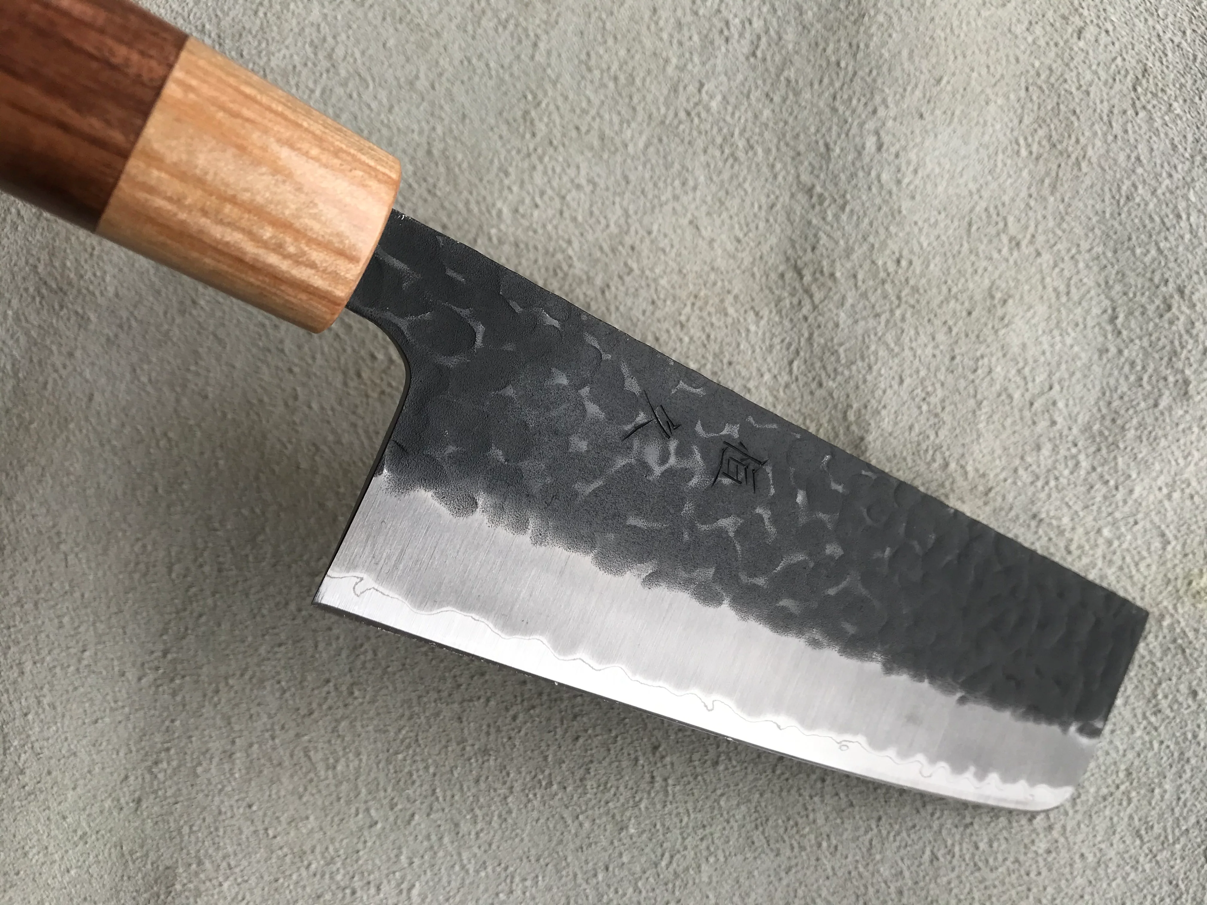 Tsunehisa Nakiri Aogami Super Kuro-uchi 165 mm 165mm (6.5") [Walnut] - Image 4
