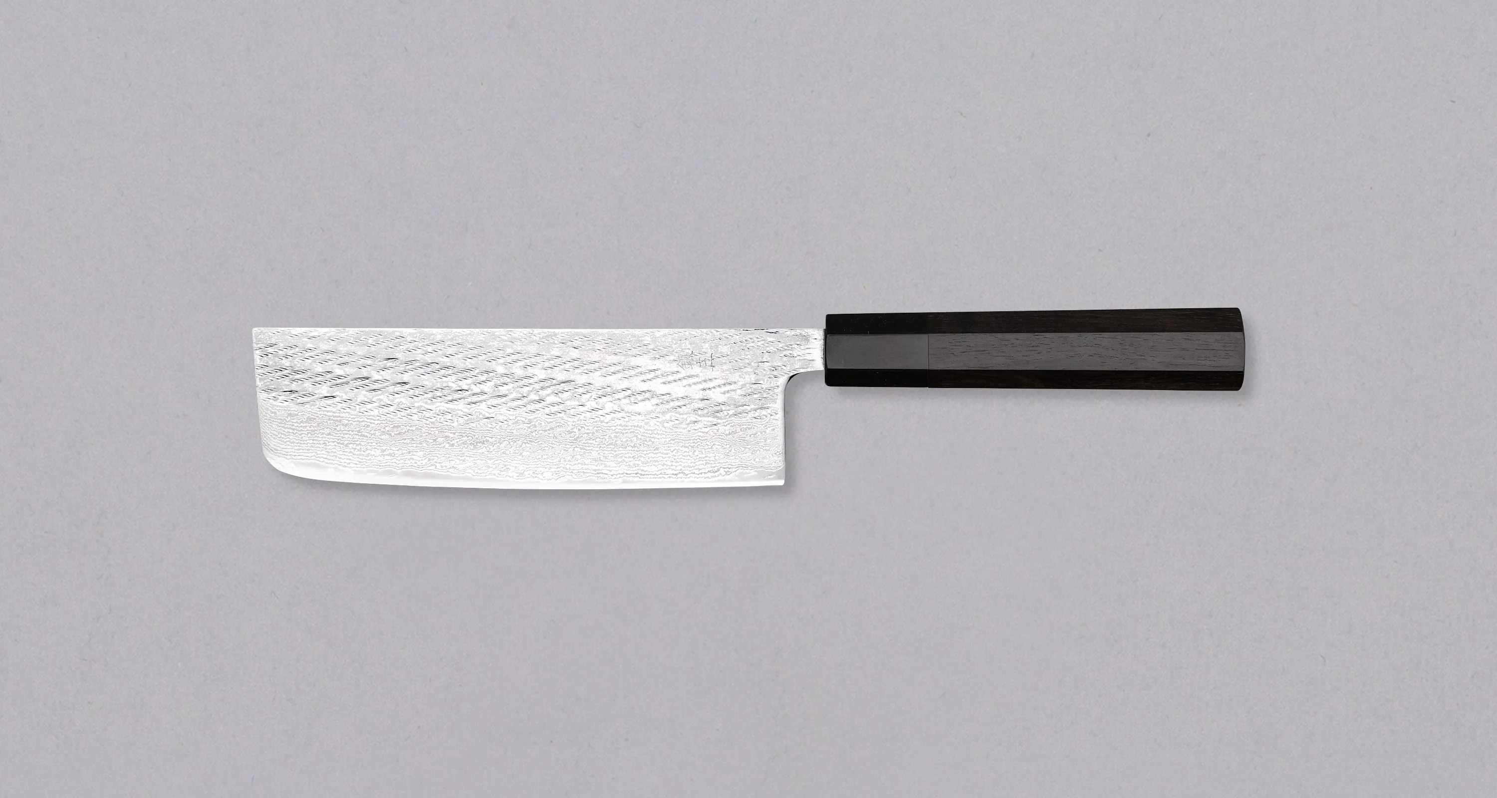 Tsunehisa Nakiri Ginsanko Nawame Damascus 165mm (6.5") - Image 2