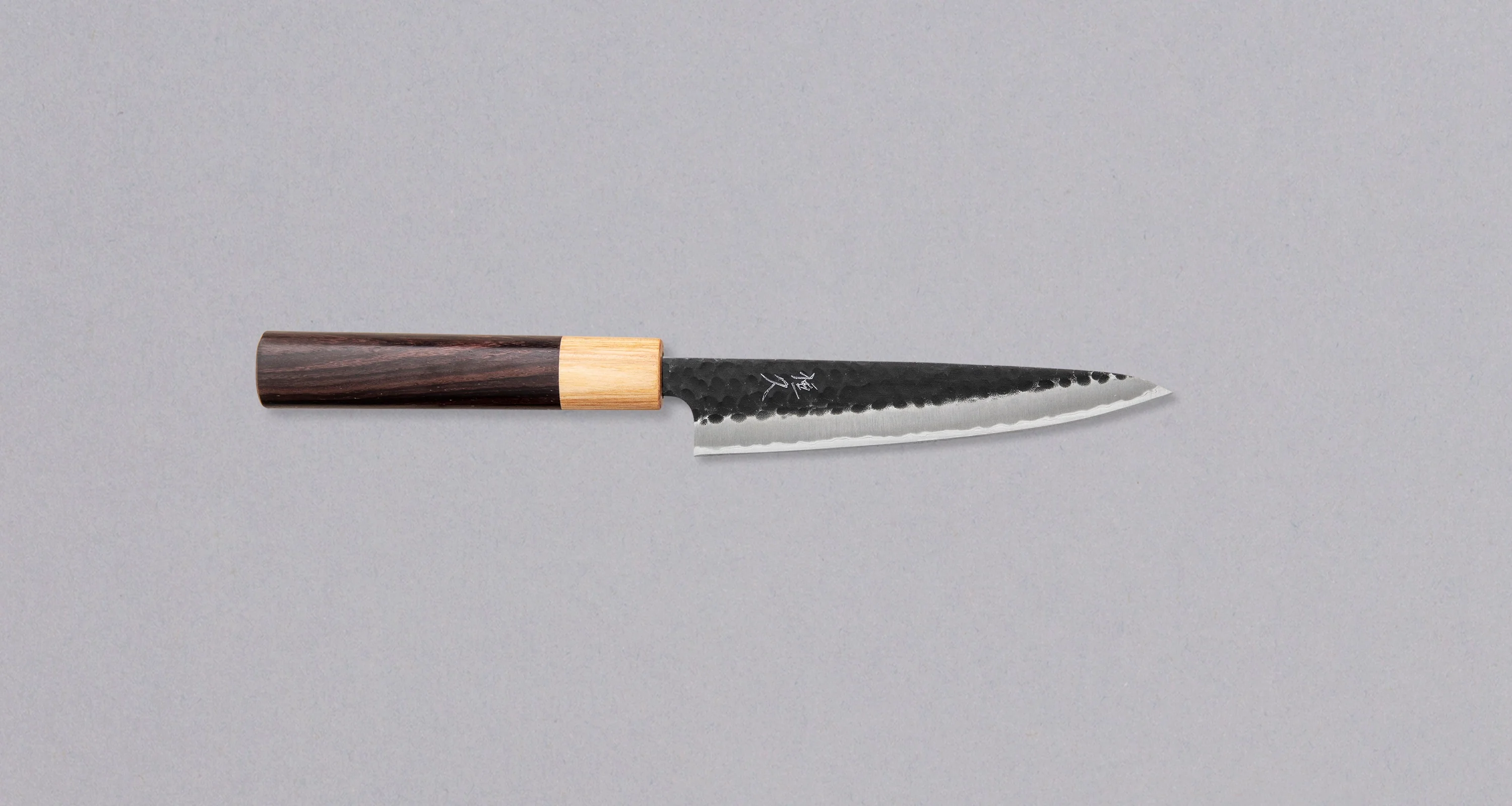 Tsunehisa Petty Aogami Super Kuro-uchi 135mm (5.3") [Rosewood-Cedar]