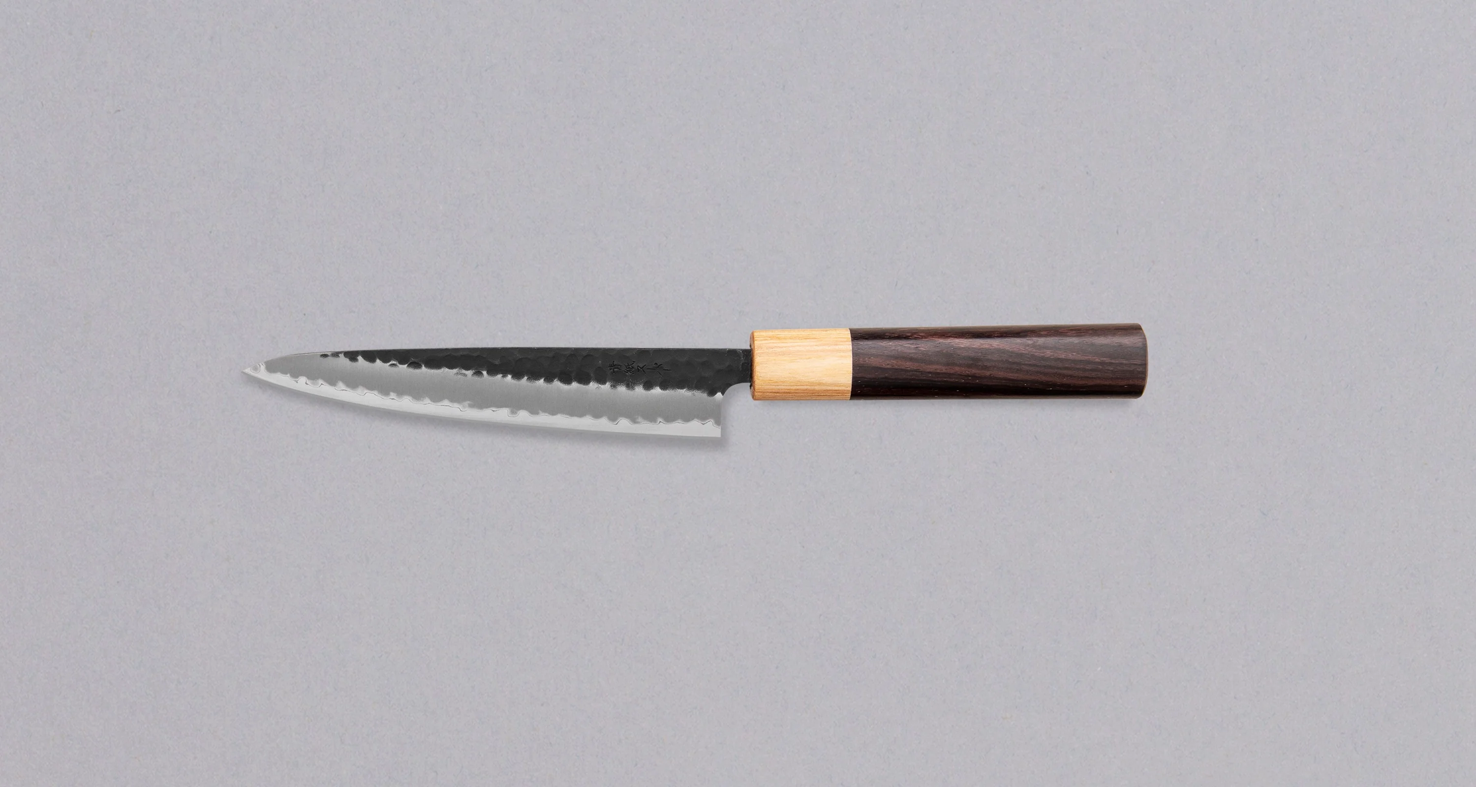 Tsunehisa Petty Aogami Super Kuro-uchi 135mm (5.3") [Rosewood-Cedar] - Image 2