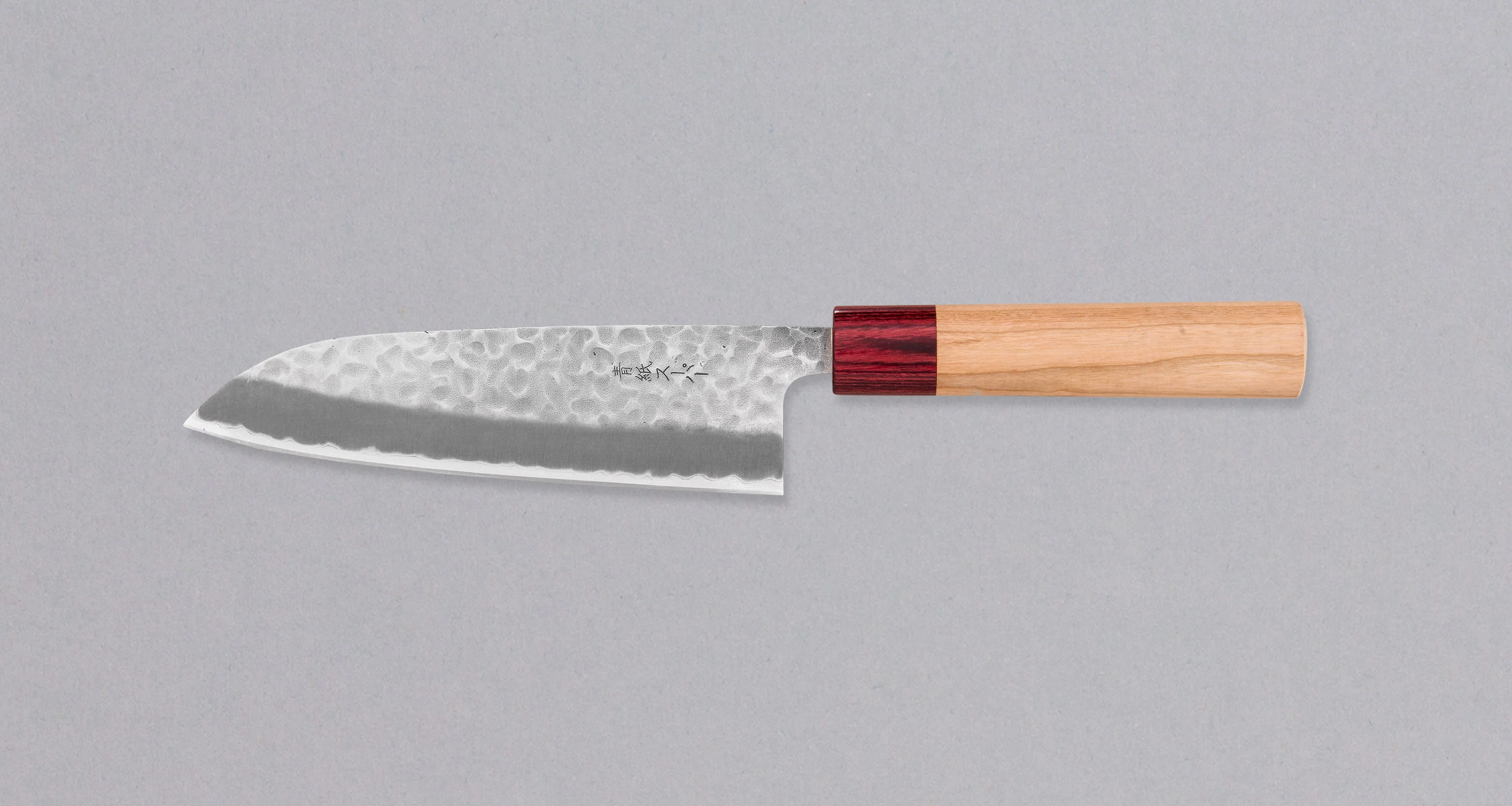 Tsunehisa Santoku Aogami Super Cherry 165mm (6.5") - Image 2