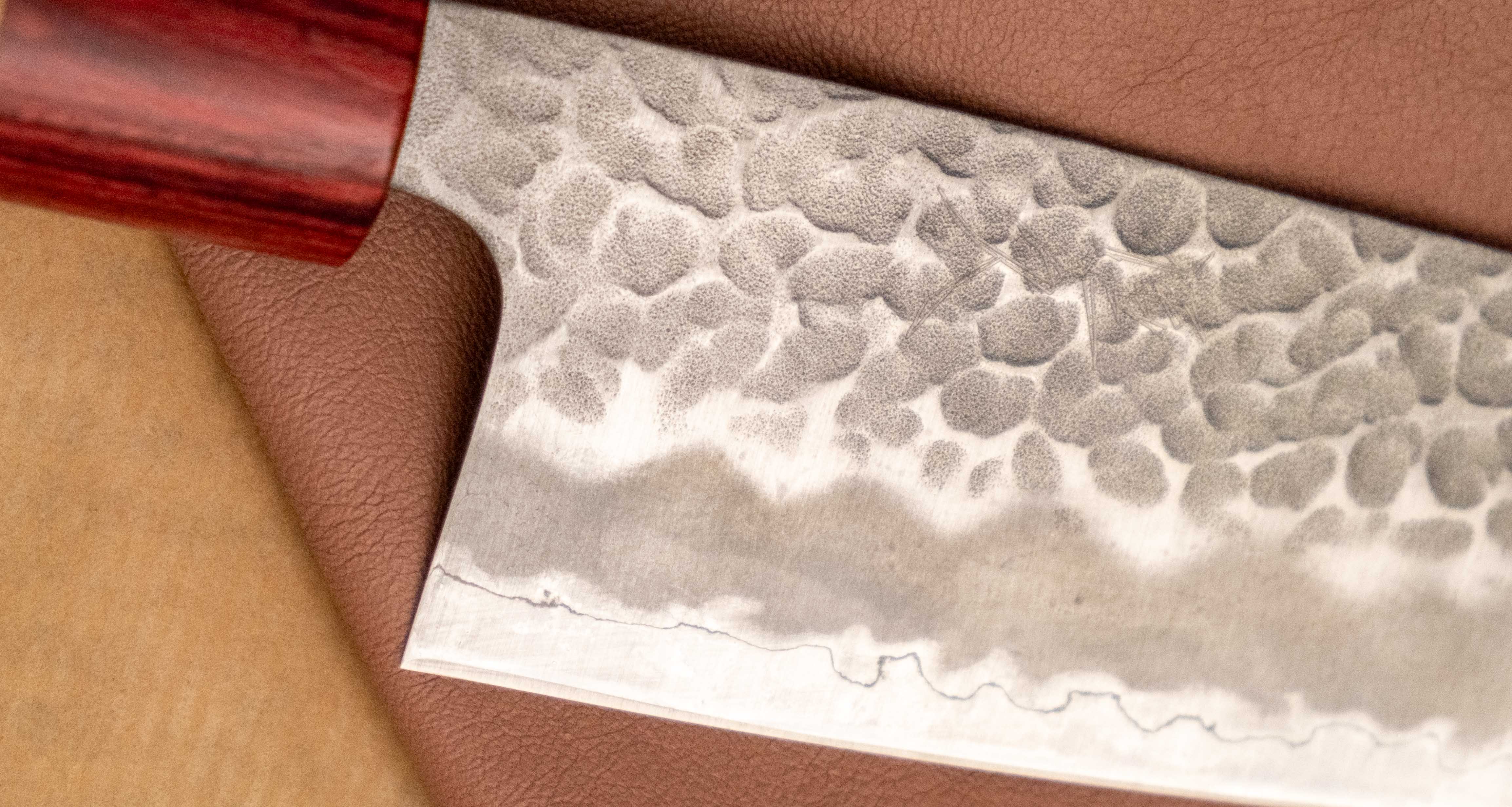 Tsunehisa Santoku Aogami Super Cherry 165mm (6.5") - Image 5