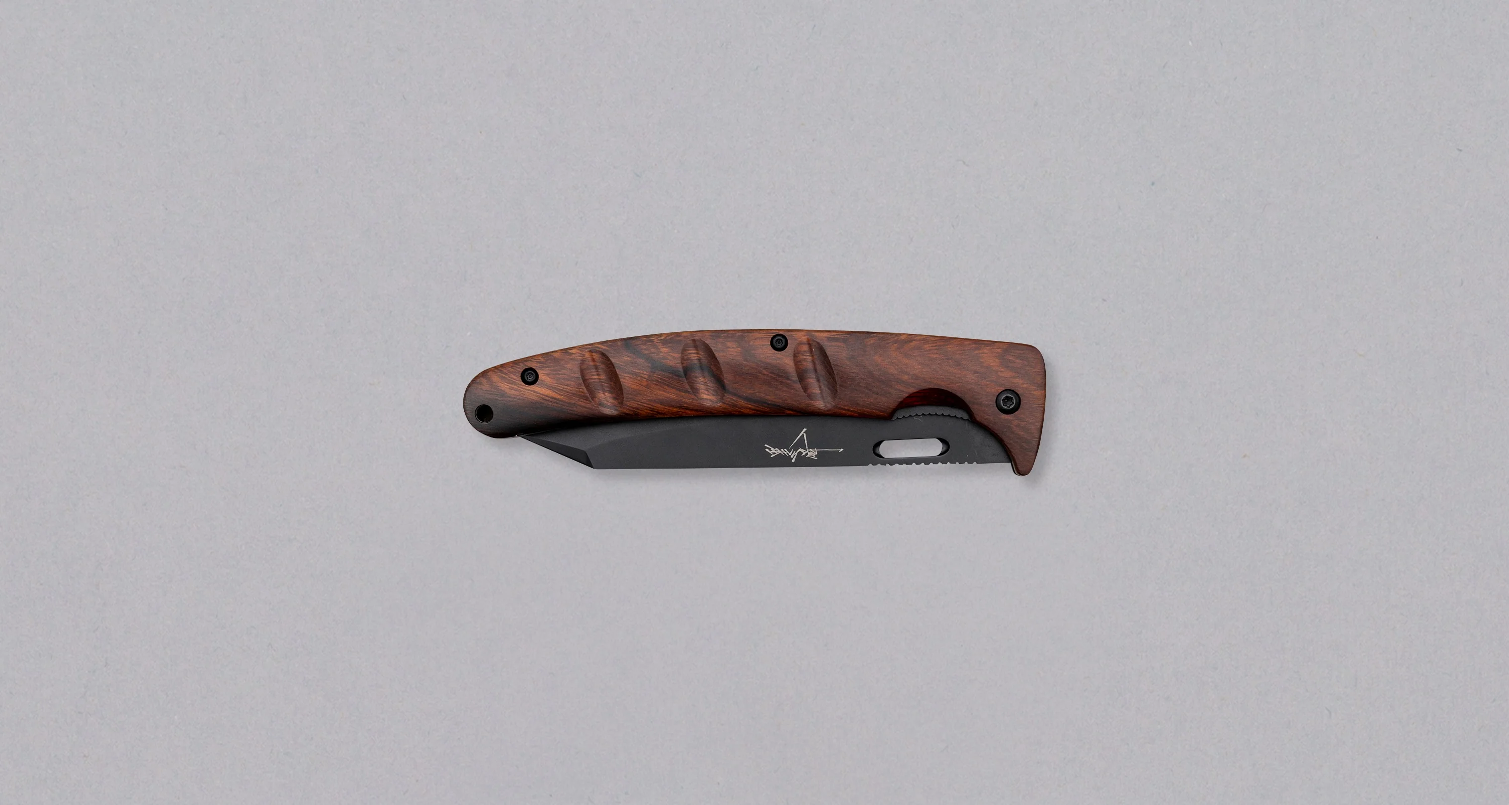 Yu Kurosaki Utility Folding Knife SG2 Ironwood 105mm (4.1") - Image 3