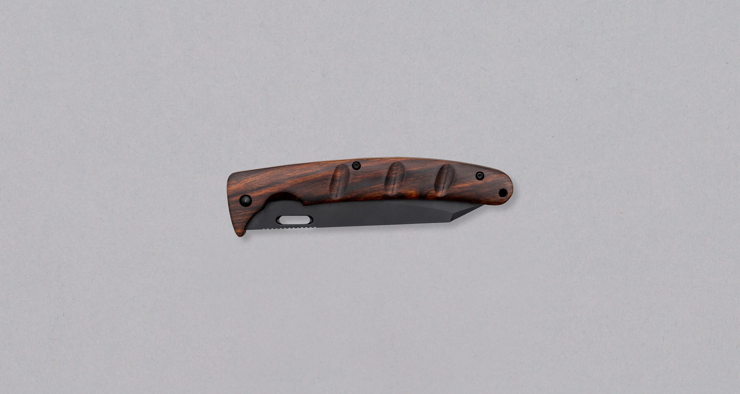 Yu Kurosaki Utility Folding Knife SG2 Ironwood 105mm (4.1") - Image 4