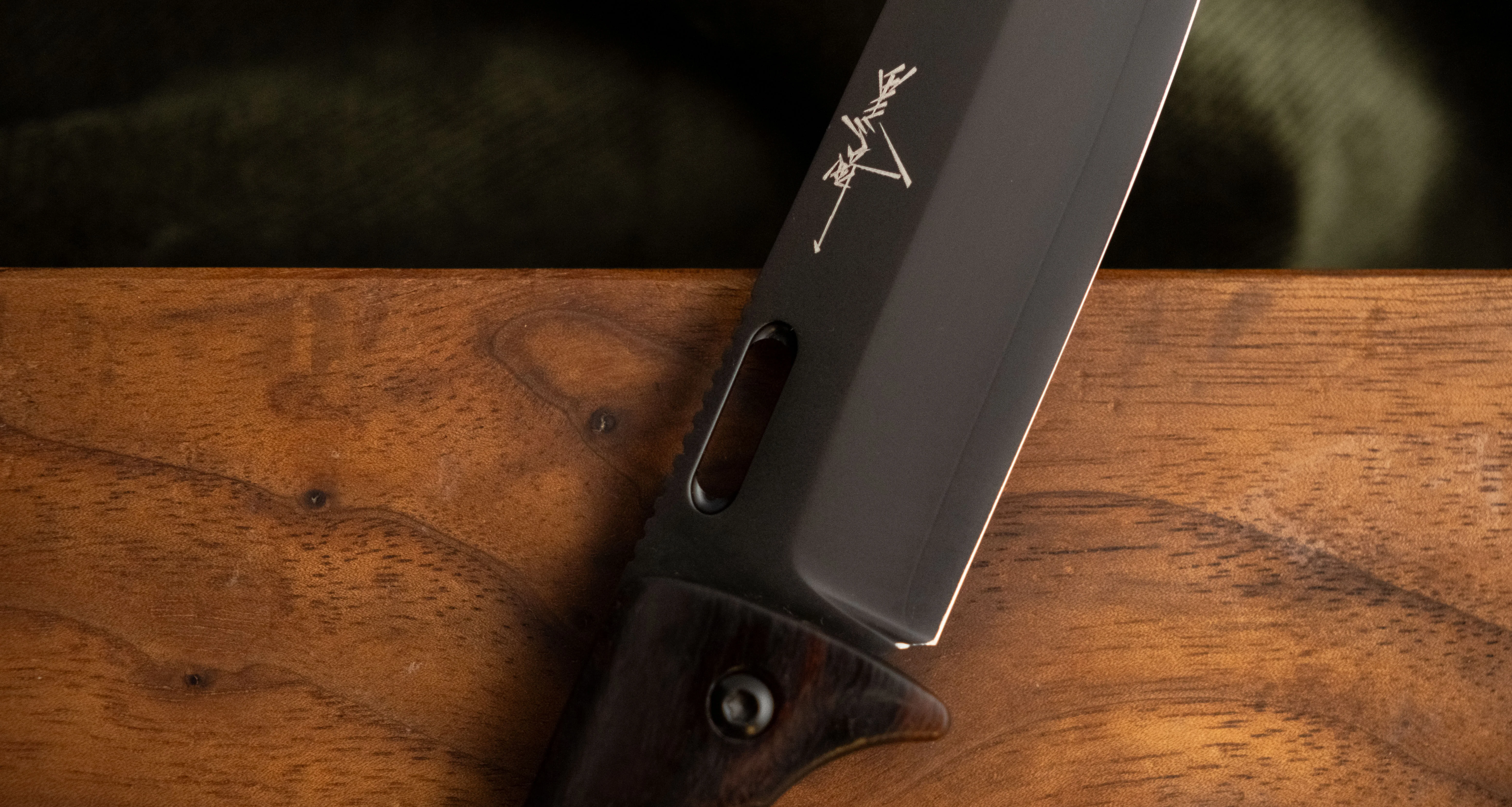 Yu Kurosaki Utility Folding Knife SG2 Ironwood 105mm (4.1") - Image 6