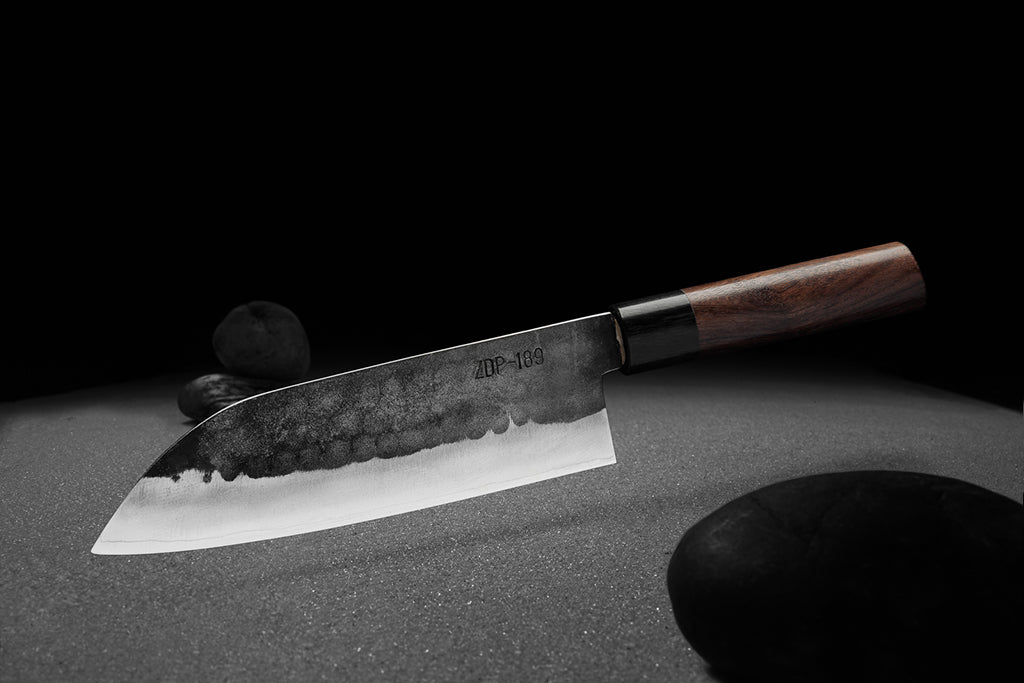 ZDP-189 Santoku Black 180mm (7.1") - Image 3