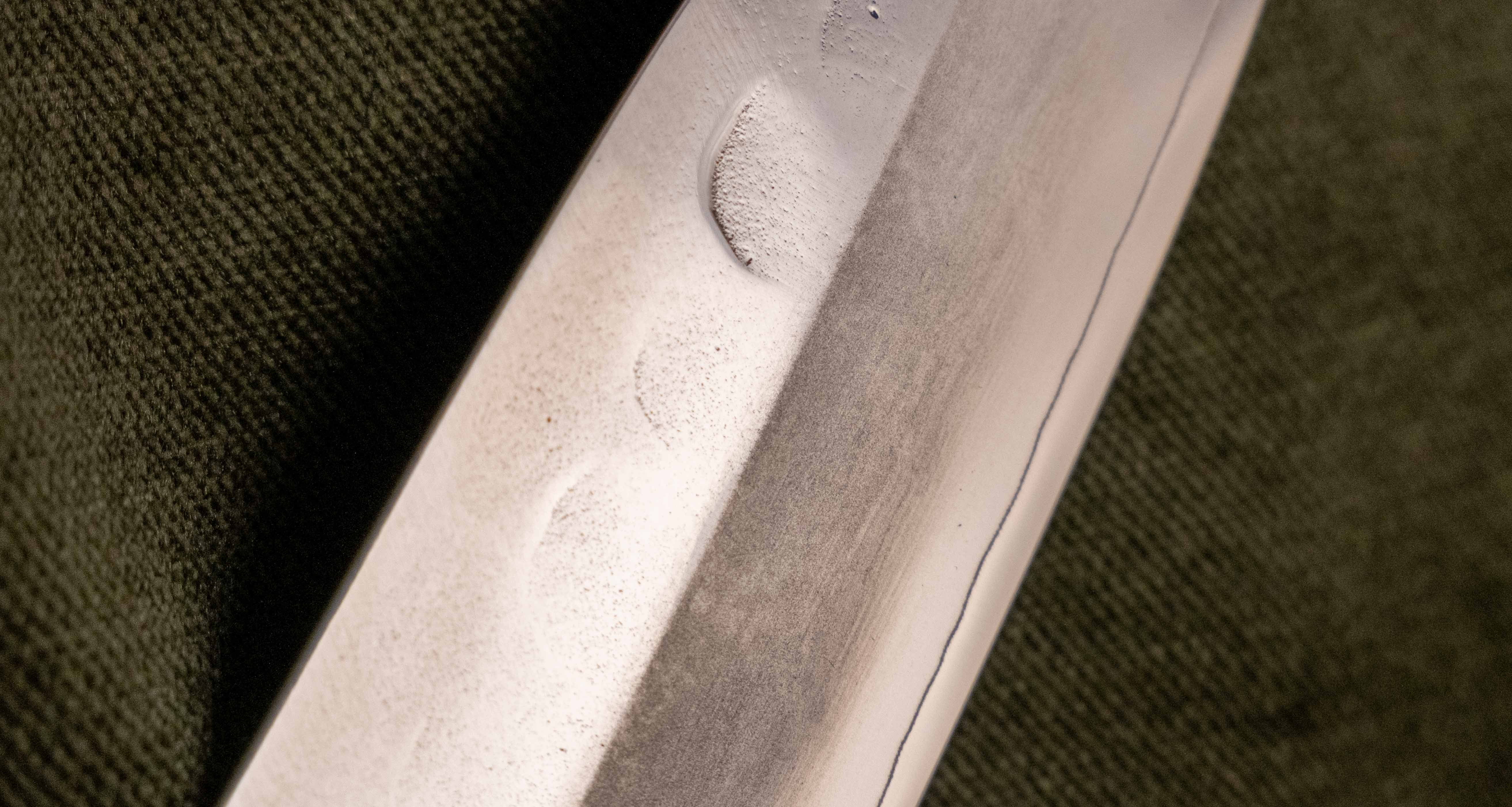 ZDP-189 Santoku Silver Ebony Blond Buffalo 180mm (7.1") - Image 3